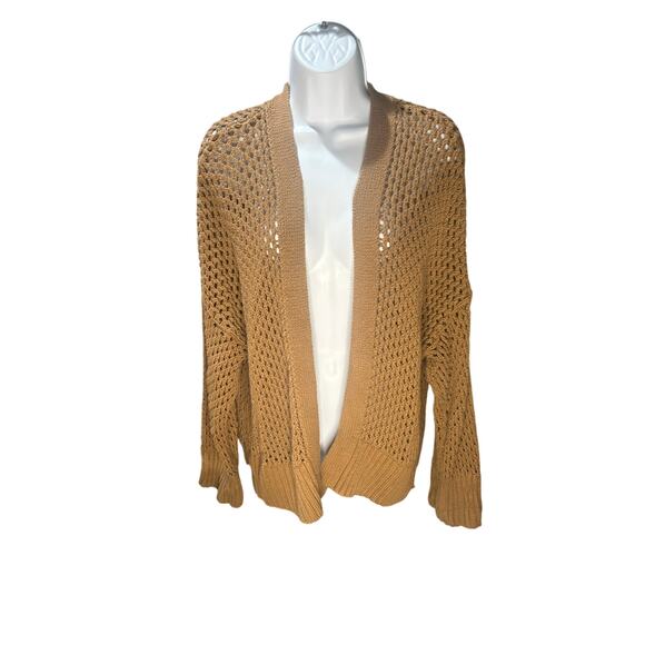 Abercrombie and Fitch knit brown cardigan size XL - Picture 1 of 3